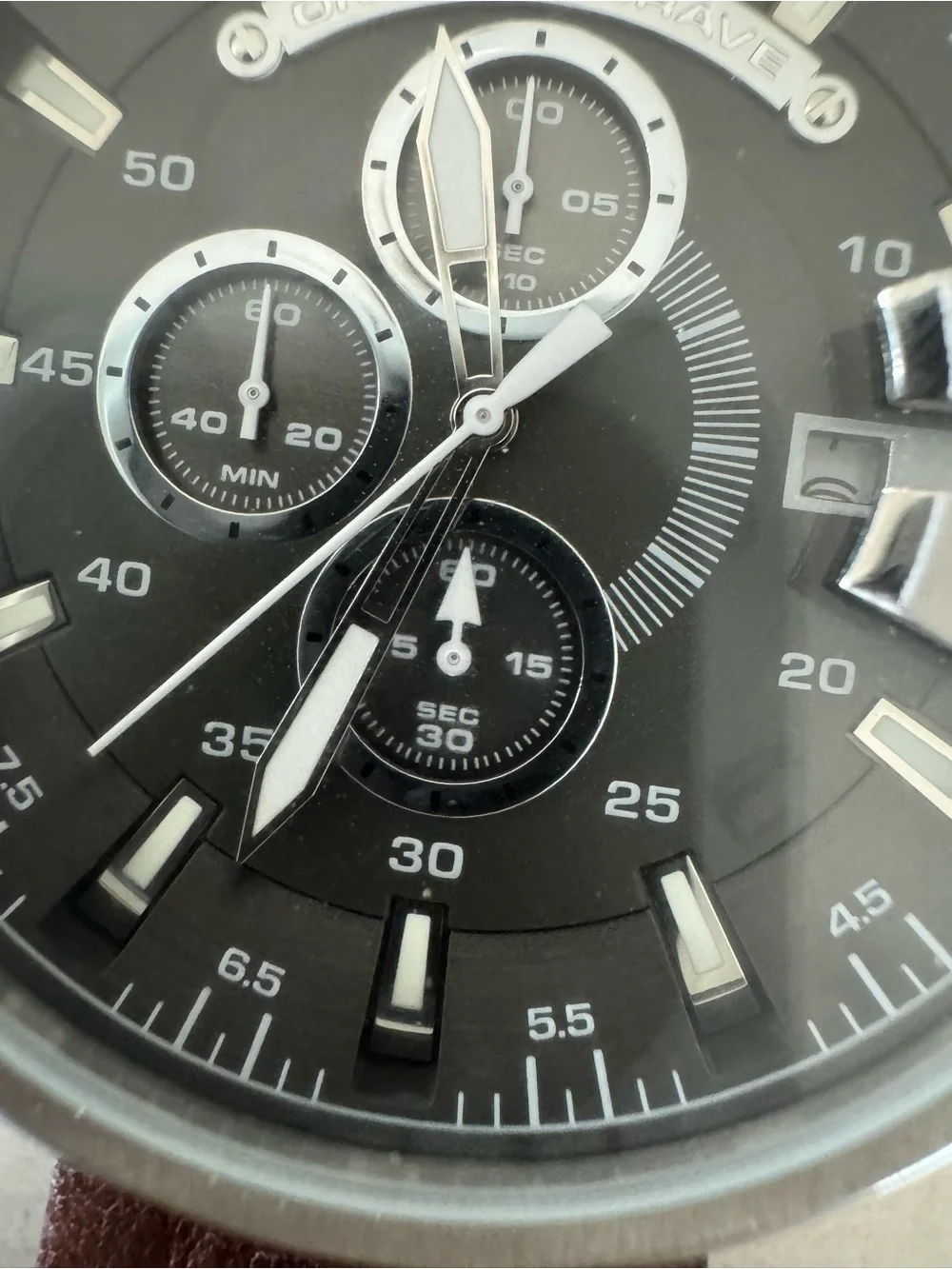 Authentic Diesel Mega Chief chronograph watch, model DZ4290